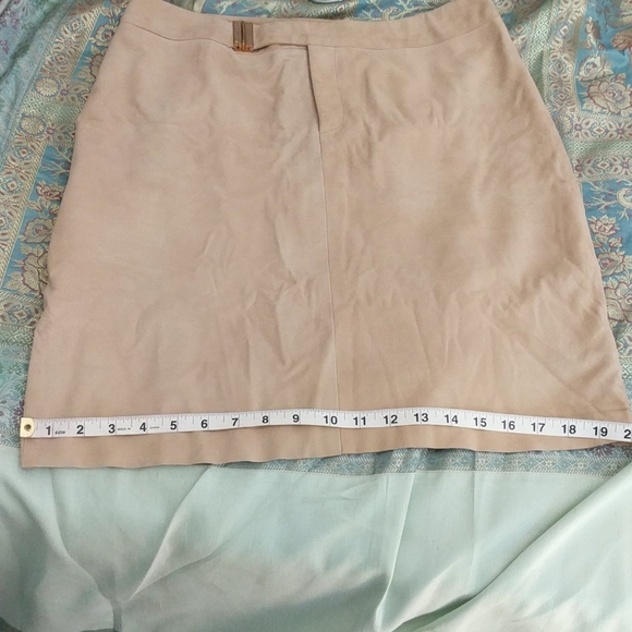 Ralph Lauren suede leather skirt size 12 NWT - Picture 8 of 8